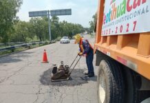 Mario Paredes refuerza mantenimiento vial en Teotihuacán para mejorar la seguridad y movilidad