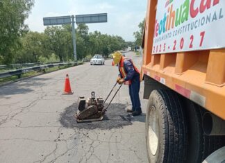 Mario Paredes refuerza mantenimiento vial en Teotihuacán para mejorar la seguridad y movilidad