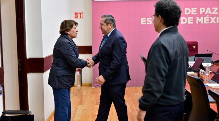 Delfina Gómez refuerza coordinación institucional en Mesa de Paz del Estado de México