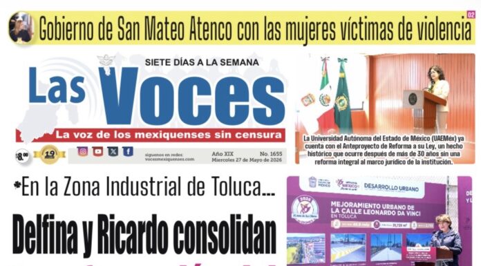 En la Zona Industrial de Toluca…Delfina y Ricardo consolidan transformación vial