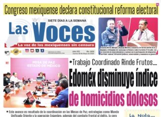 Trabajo Coordinado Rinde Frutos… Edoméx disminuye índice de homicidios dolosos