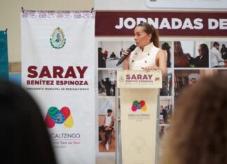 Reafirma Saray Benítez compromiso con la salud pública en Mexicaltzingo