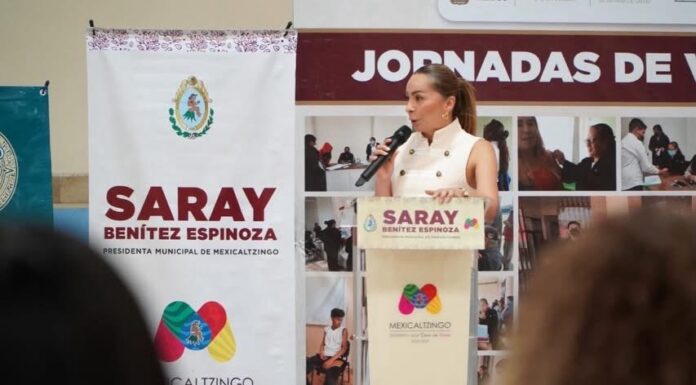 Reafirma Saray Benítez compromiso con la salud pública en Mexicaltzingo