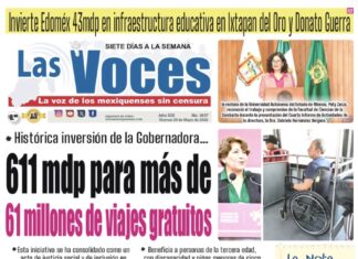 Histórica inversión de la Gobernadora… 611 mdp para más de 61 millones de viajes gratuitos