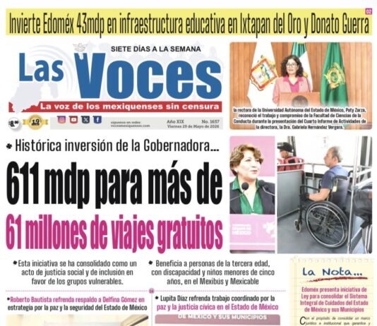 Histórica inversión de la Gobernadora… 611 mdp para más de 61 millones de viajes gratuitos