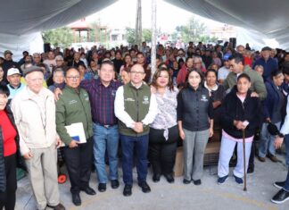 Entrega Manuel Vilchis programa alimentario “Juntos, Repartiendo Logros” en Zinacantepec