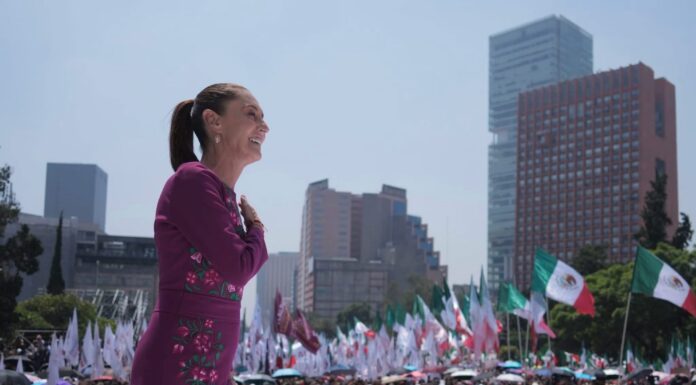 Claudia Sheinbaum rinde cuentas a dos años del triunfo electoral desde el Monumento a la Revolución