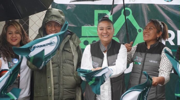 Danae Espinoza Zimerman impulsa el desarrollo de Joquicingo con el arranque de nuevas obras de infraestructura