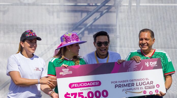 Toluca hace historia en salud pública; participantes del reto “Toluca se pone en forma” pierden más de 15 toneladas
