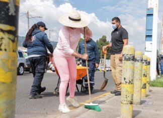 Jornada de limpieza fortalece la imagen urbana y el bienestar en Chapa de Mota