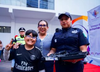 Fortalece Gobierno de Rayón la seguridad pública con entrega de nuevo armamento a la Policía Municipal