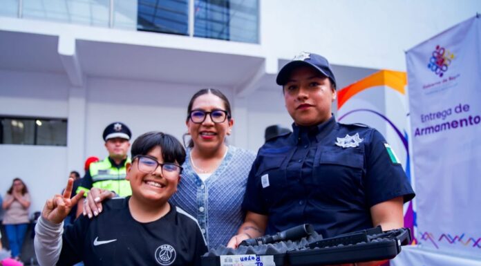 Fortalece Gobierno de Rayón la seguridad pública con entrega de nuevo armamento a la Policía Municipal