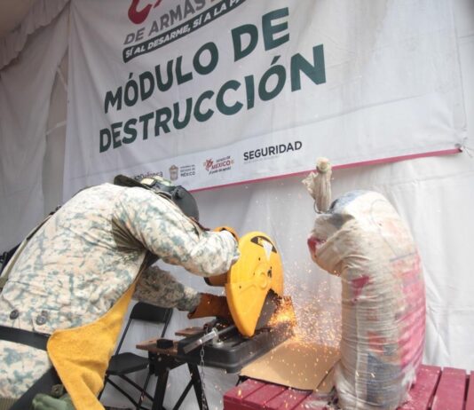 Concluye primera etapa del Canje de Armas 2026 en Edomex con más de 3 millones de pesos intercambiados