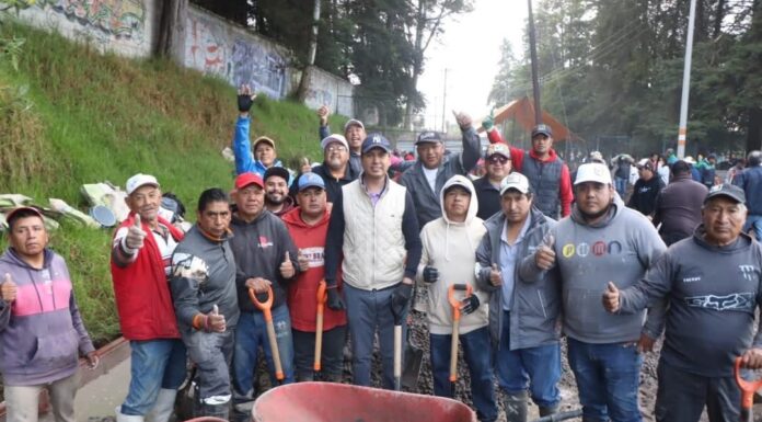 Miguel Ángel Ramírez impulsa el desarrollo comunitario en Amomolulco con la construcción de una nueva Plaza Cívica