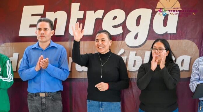 Verónica Moreno Martínez impulsa el desarrollo de Temascalcingo con importante obra vial en San Pedro Potla