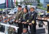 Claudia Sheinbaum y Delfina Gómez refrendan coordinación por la seguridad durante el 7.º Aniversario de la Guardia Nacional