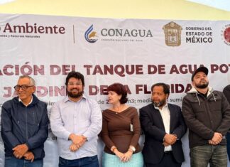 REHABILITA NAUCALPAN TANQUE DE AGUA EN JARDINES DE LA FLORIDA; BENEFICIARÁ A MÁS DE 5 MIL HABITANTES