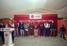 Isaac Montoya encabeza recuperación de espacios deportivos en San Antonio Zomeyucan mediante el programa Huellas del Mundial Social