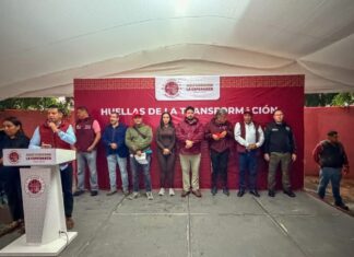 Isaac Montoya encabeza recuperación de espacios deportivos en San Antonio Zomeyucan mediante el programa Huellas del Mundial Social
