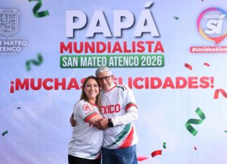 Ana Muñiz reúne a familias de San Mateo Atenco para celebrar a los papás mundialistas en un ambiente de convivencia y alegría