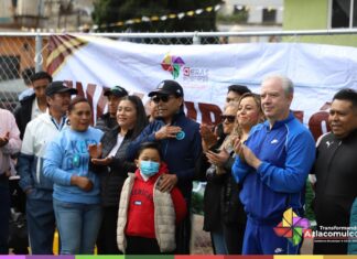 Inauguran nueva cancha de fútbol en la colonia Río Lerma de Atlacomulco
