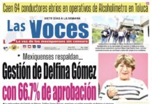 Mexiquenses respaldan…Gestión de Delfina Gómez con 66.7% de aprobación