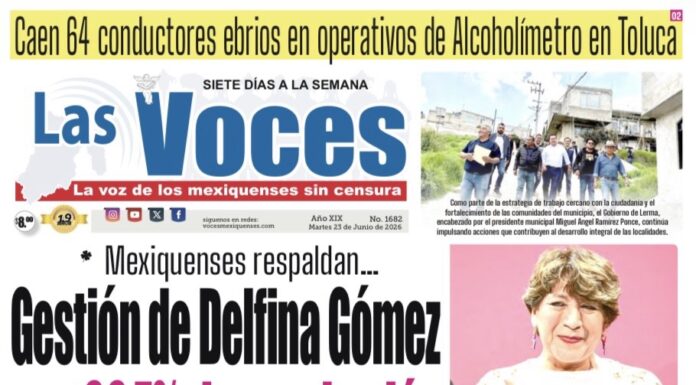 Mexiquenses respaldan…Gestión de Delfina Gómez con 66.7% de aprobación