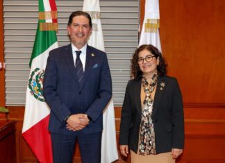 Patricia Zarza fortalece colaboración con la Codhem para impulsar una cultura de derechos humanos en la UAEMéx
