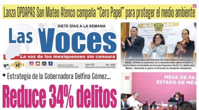 Estrategia de la Gobernadora Delfina Gómez… Reduce 34% delitos de alto impacto en Edoméx