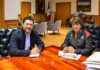 Delfina Gómez y Marath Bolaños acuerdan ruta para fortalecer justicia laboral en el Estado de México