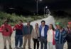 Otumba fortalece la seguridad en San Francisco Tlaltica con la instalación de 88 nuevas luminarias