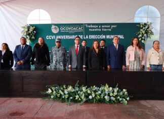 Ocoyoacac conmemora 206 años de su Erección Municipal y refrenda su compromiso con el desarrollo