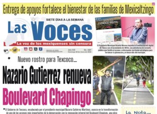 Nuevo rostro para Texcoco… Nazario Gutierrez renueva Boulevard Chapingo