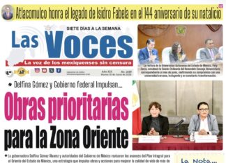 Delfina Gómez y Gobierno federal Impulsan… Obras prioritarias para la Zona Oriente