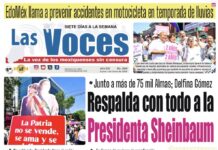 Junto a más de 75 mil Almas; Delfina Gómez Respalda con todo a la Presidenta Sheinbaum