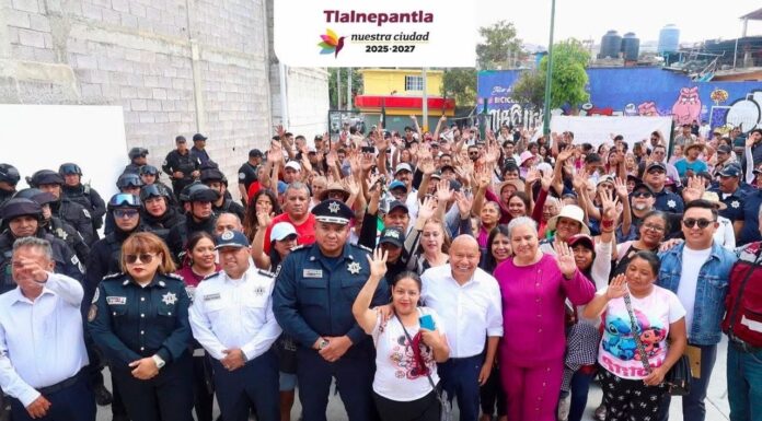 Entrega Tlalnepantla módulo de vigilancia en Jorge Jiménez Cantú para reforzar la seguridad en la zona Oriente