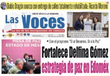 Con el programa “Sí al Desarme, Sí a la Paz”, Fortalece Delfina Gómez estrategia de paz en Edoméx