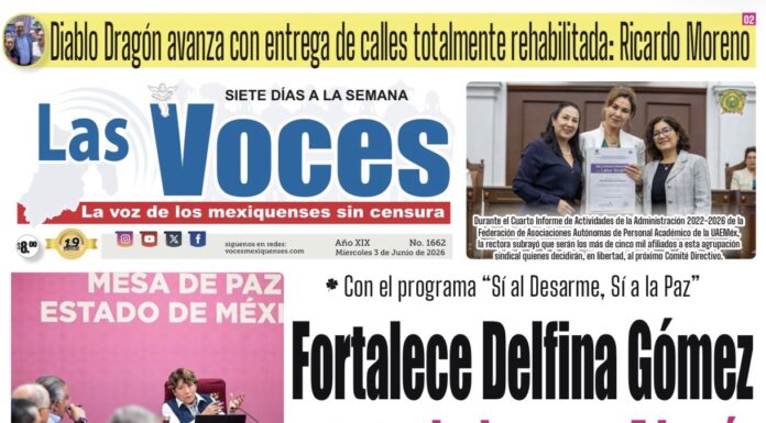 Con el programa “Sí al Desarme, Sí a la Paz”, Fortalece Delfina Gómez estrategia de paz en Edoméx