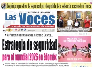 Refuerzan Delfina Gómez y Horacio Duarte… Estrategia de seguridad para el mundial 2026 en Edoméx