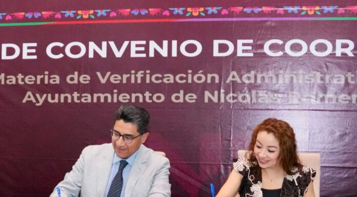 Nicolás Romero fortalece transparencia y desarrollo económico con convenio de verificación administrativa