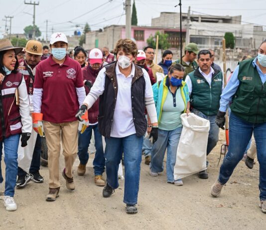 ENCABEZA DELFINA GÓMEZ JORNADA “LIMPIEMOS EDOMÉX” EN CHIMALHUACÁN POR EL DÍA MUNDIAL DEL MEDIO AMBIENTE