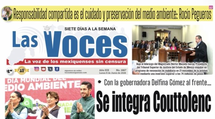 Con la gobernadora Delfina Gómez al frente… Se integra Couttolenc a Mega jornada de limpieza