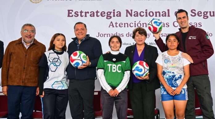Delfina Gómez respalda la Jornada de Paz y Desarme Voluntario para fortalecer la seguridad en el Estado de México