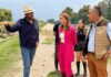 Supervisa Saray Benítez trabajos preventivos en el Río El Arenal para proteger a familias de Mexicaltzingo