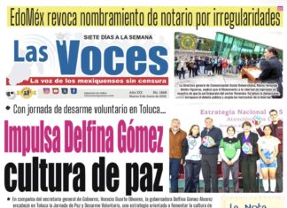 Con jornada de desarme voluntario en Toluca… Impulsa Delfina Gómez cultura de paz