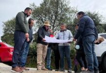 Supervisa Miguel Ángel Ramírez obras comunitarias en Las Mesas, Huitzizilapan