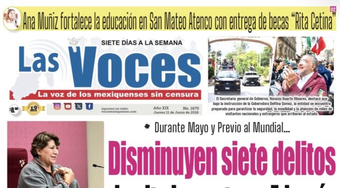 Durante Mayo y Previo al Mundial… Disminuyen siete delitos de alto impacto en Edoméx