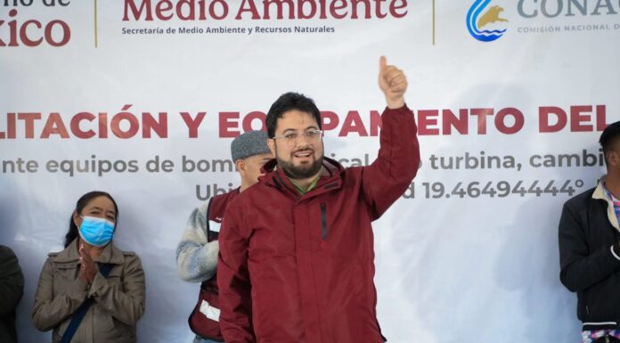 Modernizan sistema de rebombeo del Tanque Loma Colorada; beneficiará a 100 mil habitantes de Naucalpan