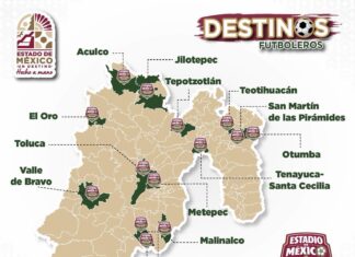 Estado de México se consolida como “Destino Futbolero” con 14 sedes culturales y turísticas por el Mundial 2026
