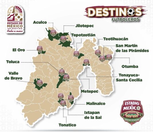 Estado de México se consolida como “Destino Futbolero” con 14 sedes culturales y turísticas por el Mundial 2026